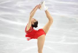 female ice skating